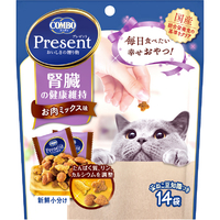 日本ペットフード コンボ プレゼント キャット おやつ 腎臓の健康維持 お肉ミックス味 42g ﾌﾟﾚｾﾞﾝﾄCｵﾔﾂｼﾞﾝｿﾞｳｵﾆｸ42G