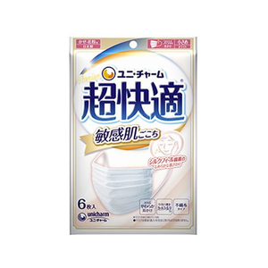 ユニ・チャーム 超快適マスク 敏感肌ごこち 小さめサイズ 6枚入 FCT6929-イメージ1