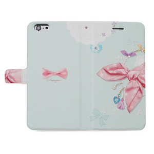 Happymori iPhone 6 Plus用Dot Scarf Diary ピンクスカーフ HM5118I6P-イメージ3