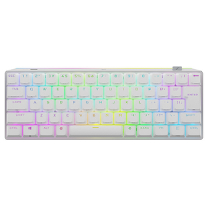 Corsair ゲーミングキーボード K70 PRO MINI WIRELESS WHITE Cherry MX Speed -日本語レイアウト- ホワイト CH-9189114-JP-イメージ4