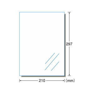 エーワン 屋外用レーザーラベル 光沢フィルム 透明 A4ノーカット 30枚 F925401-31048-イメージ2