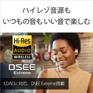 SONY ワイヤレスノイズキャンセリングステレオヘッドセット プラチナシルバー WF-1000XM4 S-イメージ3