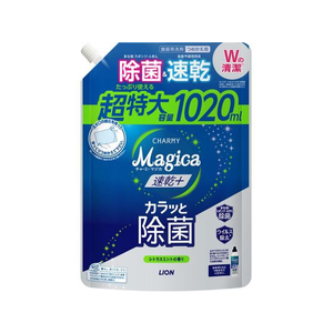 ライオン Magica 速乾+ 除菌 シトラスミントの香り 詰替 1020mL FC328RA-イメージ1