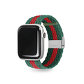 EGARDEN Apple Watch 49/45/44/42mm用LOOP BAND グリーン&レッド EGD23119AW