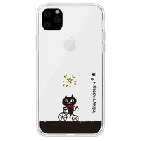 abbi FRIENDS iPhone 11 Pro Max用クリアケース ネコマンジュウ サイクリング ABF17120I65R