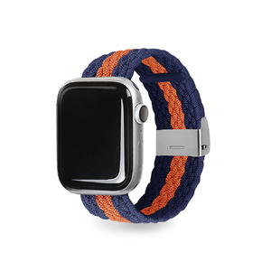 EGARDEN Apple Watch 49/46/45/44/42mm用LOOP BAND ネイビー&オレンジ EGD23120AW-イメージ1