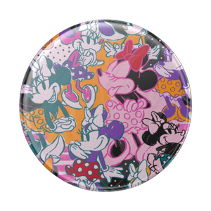 PopSockets ポップグリップ Translucent Sketch Minnie Pattern 112637-イメージ1