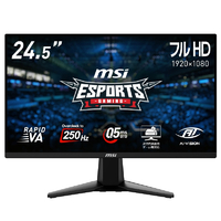 MSI 24．5型液晶ディスプレイ MAG ブラック MAG-255XFV