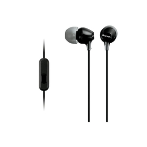 SONY 密閉型インナーイヤーヘッドフォン ブラック MDR-EX15APB-イメージ1