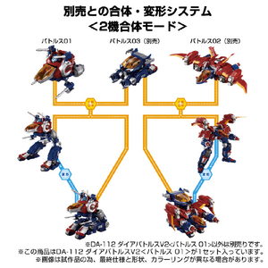 タカラトミー ダイアクロン DA-112 ダイアバトルスV2<バトルス01> DA112ﾀﾞｲｱﾊﾞﾄﾙｽV2ﾊﾞﾄﾙｽ01-イメージ3