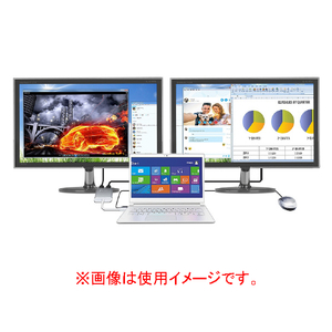 j5 create USB 3.0 to Dual HDMIディスプレイアダプター シルバー JUA365-イメージ4