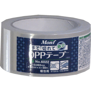 古藤工業 Monf 手で切れるOPPテープ 65μ 48mm×50m F382299-イメージ1