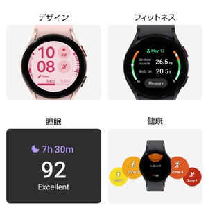 Samsung Galaxy Watch FE 40mm Black SM-R861NZKAXJP-イメージ3