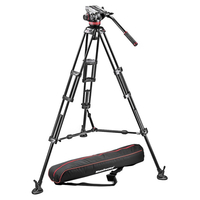 Manfrotto ビデオキット ツイン3段アルミ MSタイプ MVH502A546BK-1