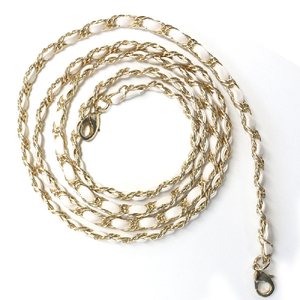 abbi Leather Chain Long Strap アイボリー 7128CN-イメージ1