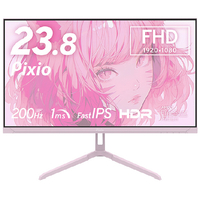 Hamee 23．8型ゲーミング液晶ディスプレイ Pixio パステルピンク PX248WAVEK-O