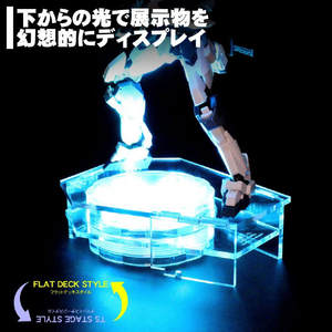 JTT フィギュアステージ ライトアップベース TSA5タイプ LEDライト台座セット LBRGB-TSA5-SET-イメージ4