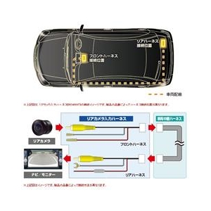 データシステム リアカメラ入力ハーネス ブラック RCH001T-イメージ2