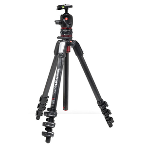 Manfrotto 055プロカーボン4段三脚+XPRO自由雲台+MOVEキット MK055CXPRO4BHQR-イメージ1