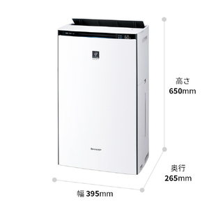 シャープ 加湿空気清浄機 ホワイト系 KI-SX70-W-イメージ3