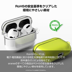 araree AirPods Pro用ハードクリアケース Nu:kin クリア AR19135APP-イメージ11