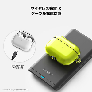 araree AirPods Pro用ハードクリアケース Nu:kin クリア AR19135APP-イメージ9