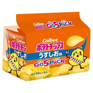 カルビー ポテトチップス うすしお味 ゴー5パック FC556PJ-イメージ1