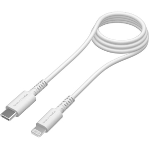 多摩電子工業 USB-C to Lightningロングブッシュケーブル 1．0m ホワイト TSC212LC10W-イメージ2