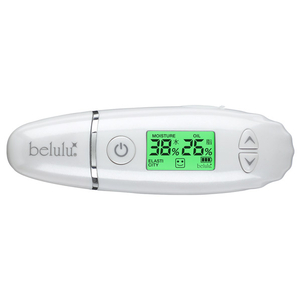 belulu スキンチェッカー(肌質測定器) 美ルル ホワイト KRD1042N-WT-イメージ1