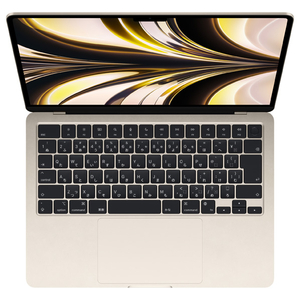 Apple 13インチMacBook Air： 8コアCPUと8コアGPUを搭載したApple M2チップ, 16GB, 256GB SSD スターライト MC7W4J/A-イメージ3