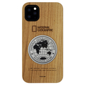 National Geographic iPhone 11 Pro用ケース Metal-Deco Wood Case チェリーウッド NG17140I58R