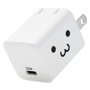 エレコム USB Power Delivery 30W AC充電器(C×1) しろちゃん MPA-AC10230WF-イメージ1