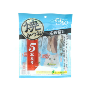 いなば 焼かつお 高齢猫用 5本入 国産 F422436-イメージ1