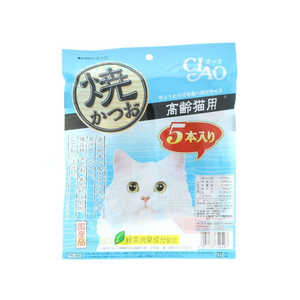 いなば 焼かつお 高齢猫用 5本入 国産 F422436-イメージ2