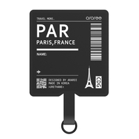 araree ストラップ用タグホルダー PARIS ブラック AR19142