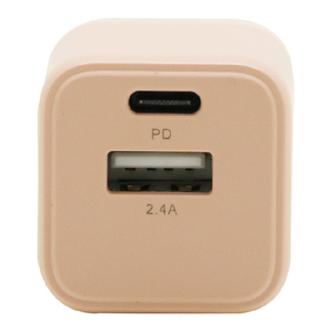 インプリンク PD20W対応 Type-C1ポート/USB1ポート AC充電器 Melia ピンク IMAC1CUPD20PK-イメージ3