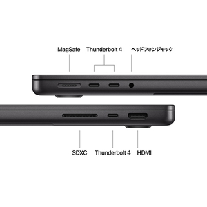 Apple 14インチMacBook Pro:10コアCPUと10コアGPUを搭載したApple M4チップ, 16GB, 512GB SSD - スペースブラック MW2U3J/A-イメージ7