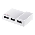 BUFFALO USB2．0 PC/TV対応 セルフパワーハブ(4ポート) ホワイト BSH4A11WH