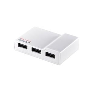 BUFFALO USB2．0 PC/TV対応 セルフパワーハブ(4ポート) ホワイト BSH4A11WH-イメージ1