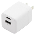 インプリンク PD20W対応 Type-C1ポート/USB1ポート AC充電器 Melia ホワイト IMAC1CUPD20WH