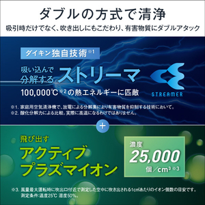 ダイキン 加湿空気清浄機 e angle select 加湿ストリーマ空気清浄機 ブラウン MCK55ZE2-T-イメージ9