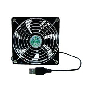 タイムリー USB扇風機 ブラック BIGFAN120U-イメージ1