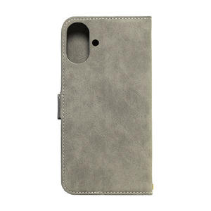 ＮＡＴＵＲＡＬ　ｄｅｓｉｇｎ iPhone 16 Plus用手帳型ケース STYLE NATURAL グレー IP24-67-VS01-イメージ2