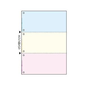 ヒサゴ マルチプリンタ帳票複写 A4 カラー3面6穴 100 FC056NT-FSCF2013-イメージ2