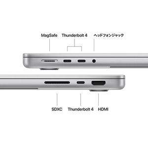 Apple 14インチMacBook Pro:10コアCPUと10コアGPUを搭載したApple M4チップ, 16GB, 512GB SSD - シルバー MW2W3J/A-イメージ7