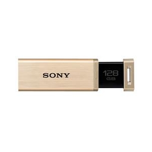 SONY USB3．0対応 USBフラッシュメモリー(128GB) USM-QX ゴールド USM128GQX N-イメージ1