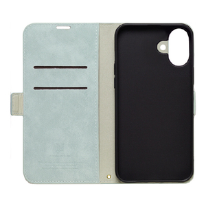 ＮＡＴＵＲＡＬ　ｄｅｓｉｇｎ iPhone 16 Plus用手帳型ケース STYLE NATURAL ブルーグレー IP24-67-VS10-イメージ3