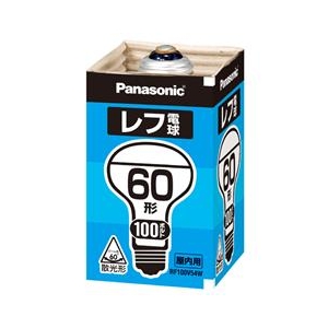 パナソニック レフ電球(屋内用) E26口金 60形 100V用 1個入り RF100V54WD-イメージ1