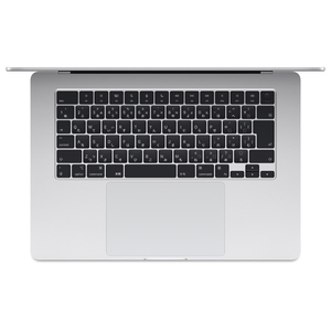 Apple 15インチMacBook Air： 8コアCPUと10コアGPUを搭載したApple M3チップ, 16GB, 256GB SSD シルバー MC9E4J/A-イメージ2