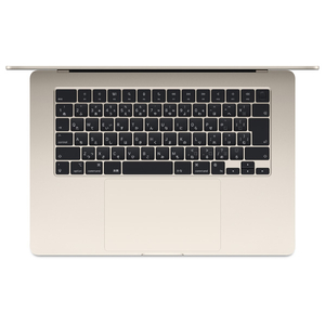 Apple 15インチMacBook Air： 8コアCPUと10コアGPUを搭載したApple M3チップ, 16GB, 256GB SSD スターライト MC9F4J/A-イメージ2